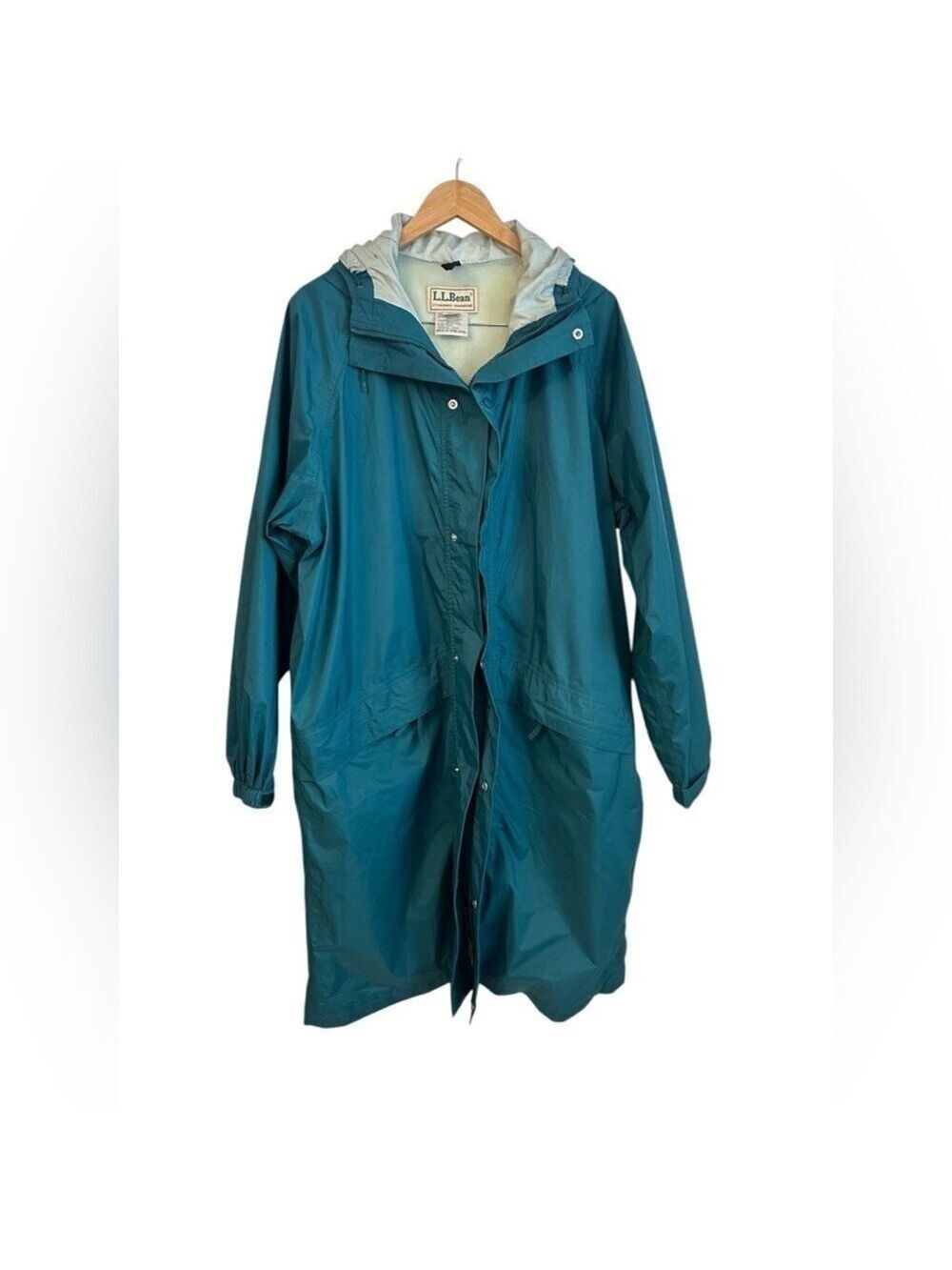 L.L. BEAN Vintage Stowaway Rainwear Jacket w/ Hood Men’s XL Tall EUC Gore-Tex